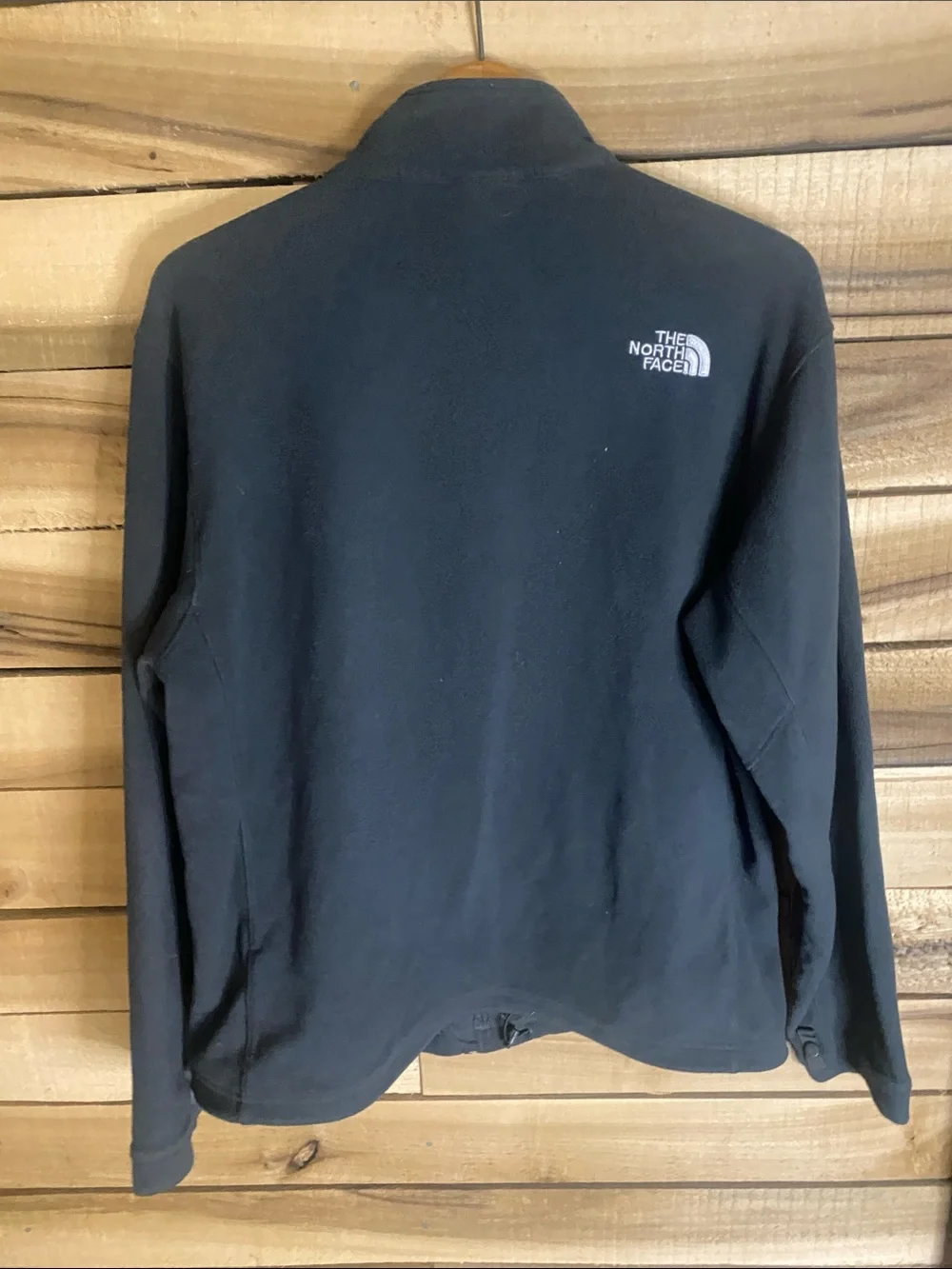 The North Face gray Full-Zip Fleece Jacket with Logo size large men’s